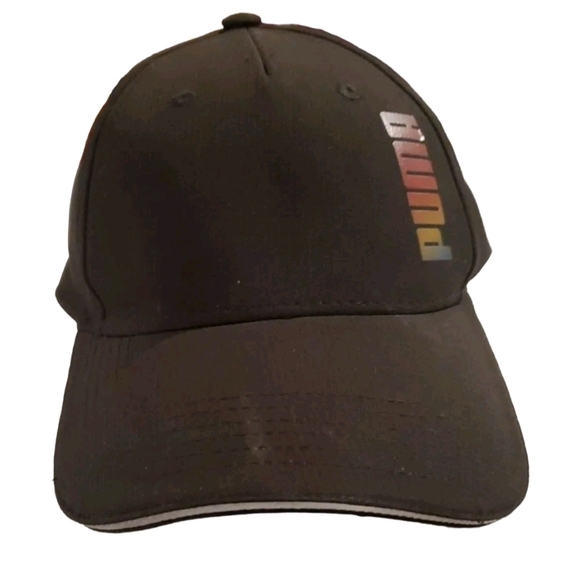 Puma Multicolor Logo Black Hat - Picture 1 of 4